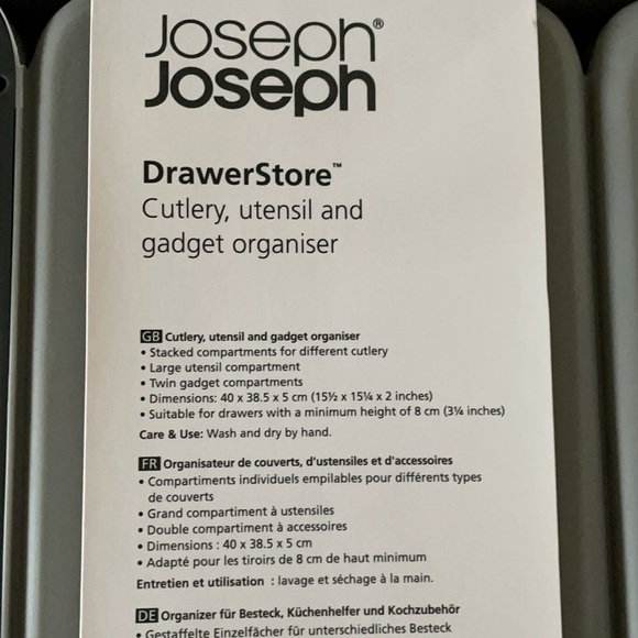 NWT Joseph Joseph drawerstore organizer - Picture 3 of 3